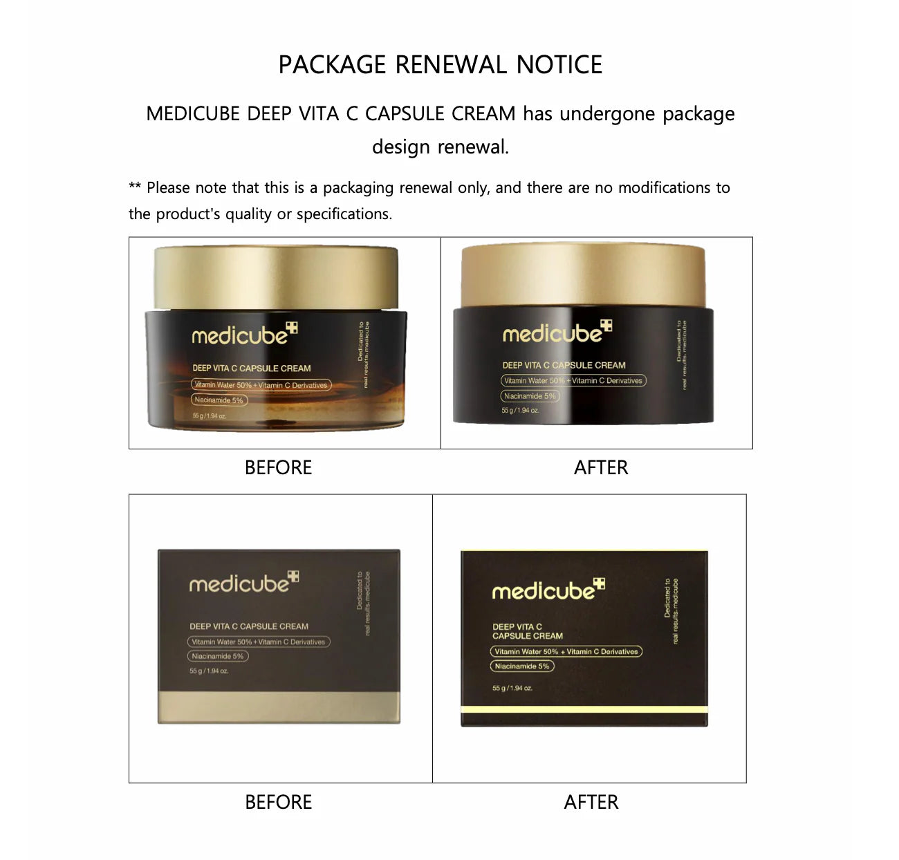 Medicube Deep Vita C Capsule Cream 55g