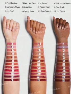 sheglam perfect shine lip pumper shades