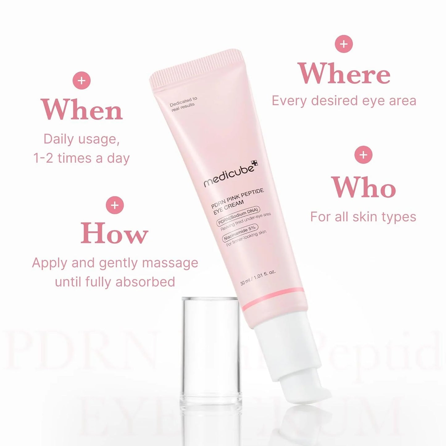 Medicube PDRN Pink Peptide Eye Cream - 30ml
