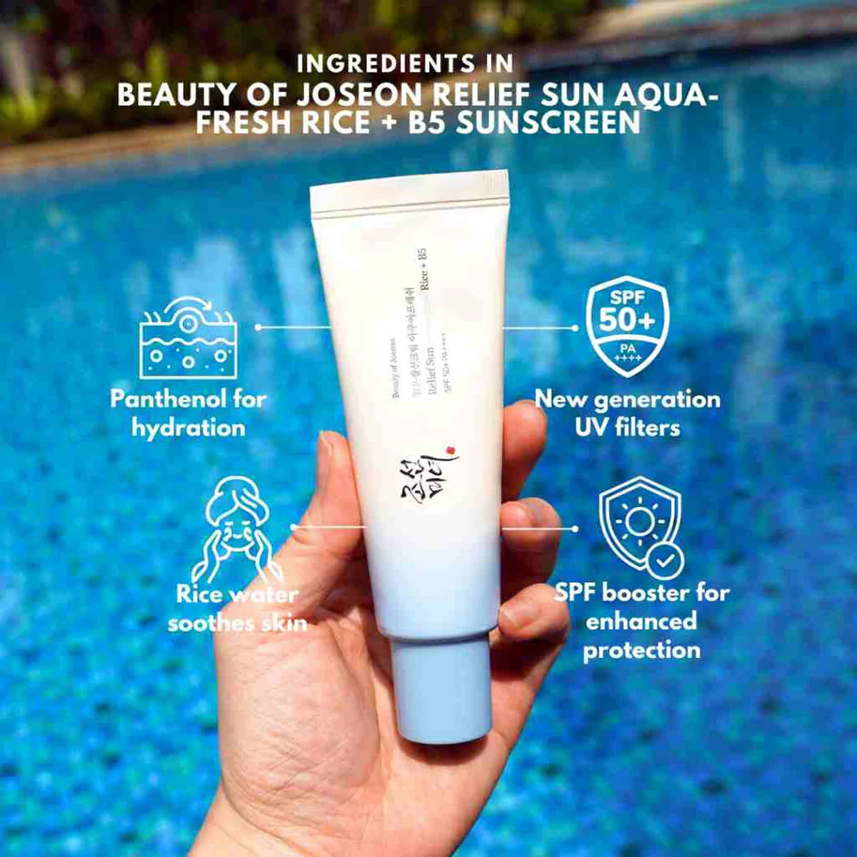 Beauty of Joseon Relief Sun Aqua-Fresh: Rice + B5 SPF50+ PA++++ 50ml