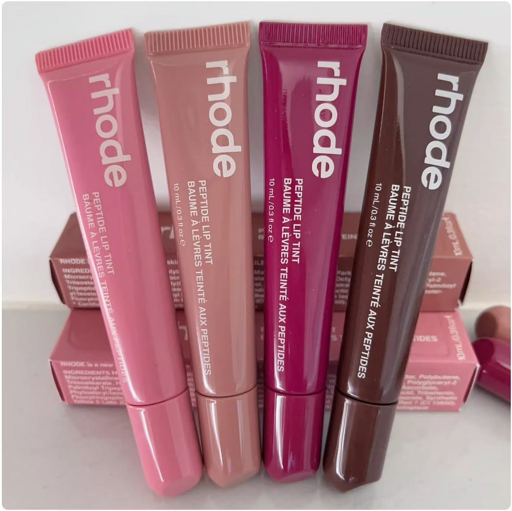 rhode peptide lip tints set (4 shades)