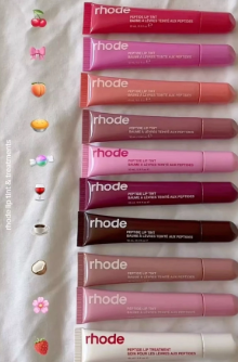 rhode peptide lip tints 